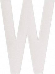 Made in USA - Letter Label - Legend: W, English, White - All Tool & Supply