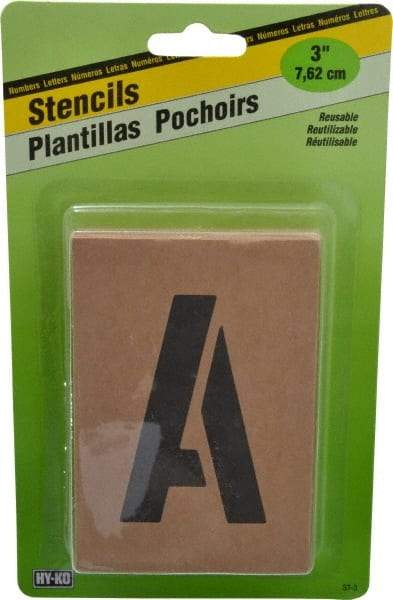 Value Collection - Facility Stencils Type: Letter Set (A-Z) Message Type: Plant Marking - All Tool & Supply