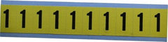 Made in USA - Number Label - Legend: 1, English - All Tool & Supply