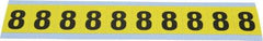 Made in USA - Number Label - Legend: 8, English - All Tool & Supply