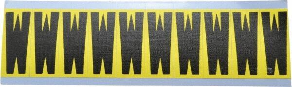 Made in USA - Letter Label - Legend: W, English - All Tool & Supply