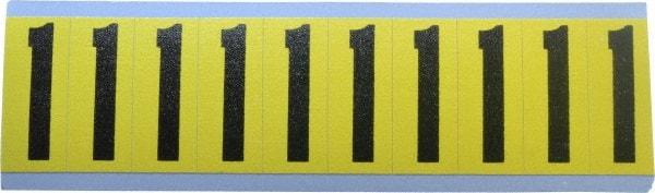 Made in USA - Number Label - Legend: 1, English - All Tool & Supply