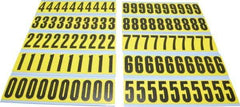 Made in USA - Letter Label - Legend: Combo Pack (Numbers), English - All Tool & Supply