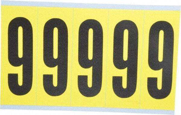 Made in USA - Number Label - Legend: 9, English - All Tool & Supply