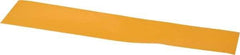 Made in USA - Pipe Marker with No Legend and No Graphic - 3 to 5" Pipe Outside Diam, Yellow - All Tool & Supply