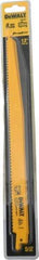 DeWALT - 12" Long, Bi-Metal Reciprocating Saw Blade - Tapered Profile, 6 TPI, Toothed Edge, Universal Shank - All Tool & Supply