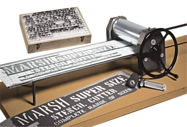 Value Collection - Stencil Machines Type: Super Size Stencil Machine - All Tool & Supply