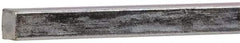 Made in USA - 12" Long x 3/16" High x 3/16" Wide, Zinc-Plated Key Stock - Low Carbon Steel - All Tool & Supply