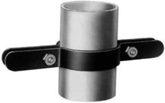 Made in USA - 1-1/4" Pipe, Riser Clamp - Black, 250 Lb Capacity, Carbon Steel - All Tool & Supply