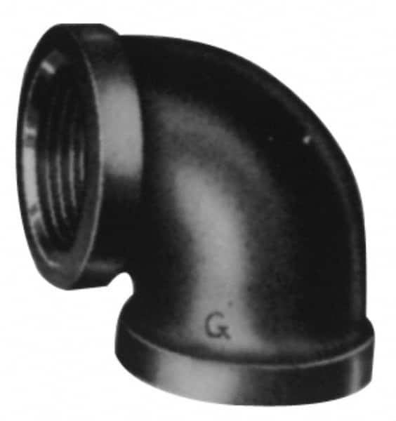 Made in USA - Black Pipe Fittings Type: 90 Degree Elbow Fitting Size: 3 (Inch) - All Tool & Supply