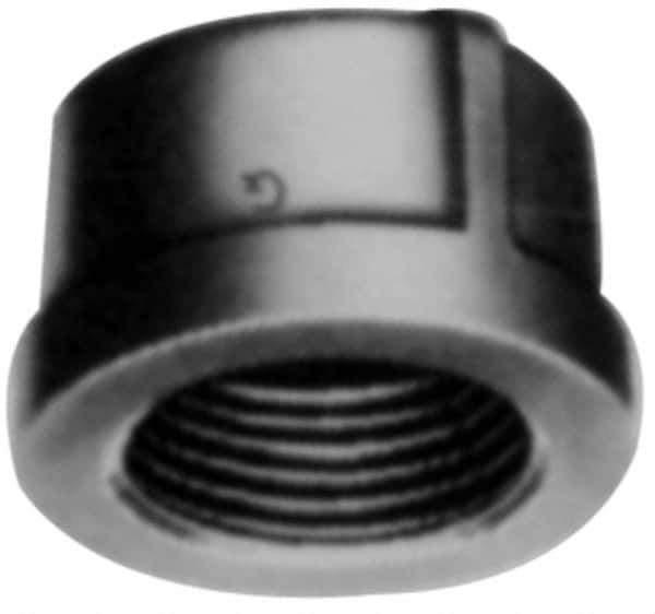 Made in USA - Size 3", Class 3,000, Forged Carbon Steel Black Pipe End Cap - 3,000 psi, Threaded End Connection - All Tool & Supply