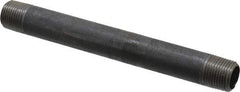 Made in USA - Schedule 40, 3/8" Diam x 5-1/2" Long Steel Black Pipe Nipple - Threaded - All Tool & Supply