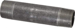 Made in USA - Schedule 40, 3/4" Diam x 4" Long Steel Black Pipe Nipple - Threaded - All Tool & Supply