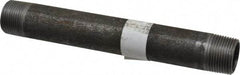 Made in USA - Schedule 40, 3/4" Diam x 7" Long Steel Black Pipe Nipple - Threaded - All Tool & Supply