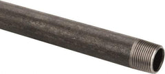 Made in USA - Schedule 40, 3/4" Diam x 24" Long Steel Black Pipe Nipple - Threaded - All Tool & Supply