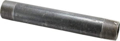 Made in USA - Schedule 40, 1" Diam x 8" Long Steel Black Pipe Nipple - Threaded - All Tool & Supply