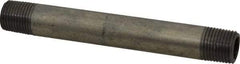 Made in USA - Schedule 40, 1/8 x 3" Galvanized Pipe Nipple - Threaded Steel - All Tool & Supply