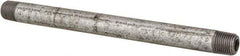 Made in USA - Schedule 40, 2 x 48" Galvanized Pipe Nipple - Threaded Steel - All Tool & Supply