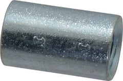 Made in USA - Class 150, 1/4" Galvanized Pipe Coupling - Threaded, Steel - All Tool & Supply