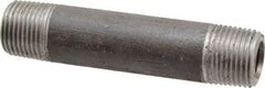 Made in USA - Schedule 80, 3/8" Diam x 3" Long Steel Black Pipe Nipple - Threaded - All Tool & Supply