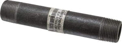 Made in USA - Schedule 80, 3/4" Diam x 5-1/2" Long Steel Black Pipe Nipple - Threaded - All Tool & Supply