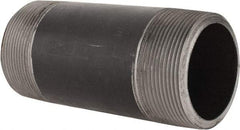 Made in USA - Schedule 80, 2" Diam x 5" Long Steel Black Pipe Nipple - Threaded - All Tool & Supply