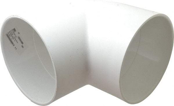 Value Collection - 8" PVC Plastic Pipe 90° Elbow - Schedule 40, Slip x Slip End Connections - All Tool & Supply