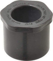 Value Collection - 1-1/4 x 3/4" PVC Plastic Pipe Bushing - Schedule 80, Spig x Slip End Connections - All Tool & Supply