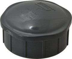 Value Collection - 3" PVC Plastic Pipe End Cap - Schedule 80, FIPT End Connections - All Tool & Supply