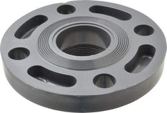 Value Collection - 2" PVC Plastic Pipe Flange (One Piece) - Schedule 80, FIPT End Connections - All Tool & Supply