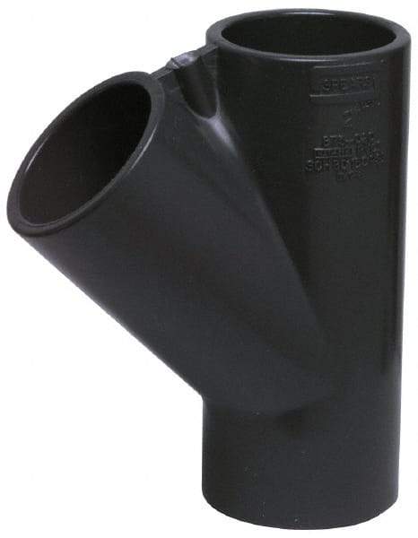 Value Collection - 4" CPVC Plastic Pipe Wye - Schedule 80, Slip End Connections - All Tool & Supply