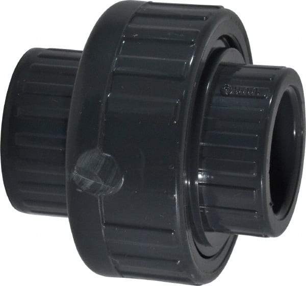 Value Collection - 3/4" PVC Plastic Pipe Union with EPDM O-Ring - Schedule 80, Slip x Slip End Connections - All Tool & Supply