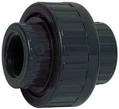 Value Collection - 4" CPVC Plastic Pipe Union with EPDM O-Ring - Schedule 80, FIPT x FIPT End Connections - All Tool & Supply