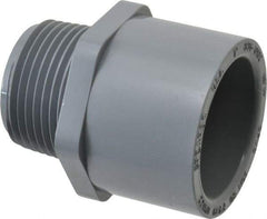 Value Collection - 1" CPVC Plastic Pipe Male Adapter - Schedule 80, MIPT x Slip End Connections - All Tool & Supply