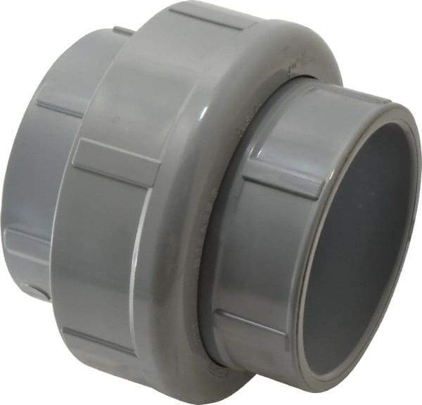 Value Collection - 4" CPVC Plastic Pipe Union with EPDM O-Ring - Schedule 80, Slip x Slip End Connections - All Tool & Supply