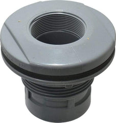 Value Collection - 2" CPVC Plastic Pipe Bulkhead Tank Adapter - Schedule 80, FIPT x FIPT End Connections - All Tool & Supply