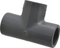 Value Collection - 3/4" CPVC Plastic Pipe Tee - Schedule 80, Slip x Slip x Slip End Connections - All Tool & Supply