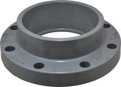 Value Collection - 6" CPVC Plastic Pipe Flange (One Piece) - Slip End Connections - All Tool & Supply