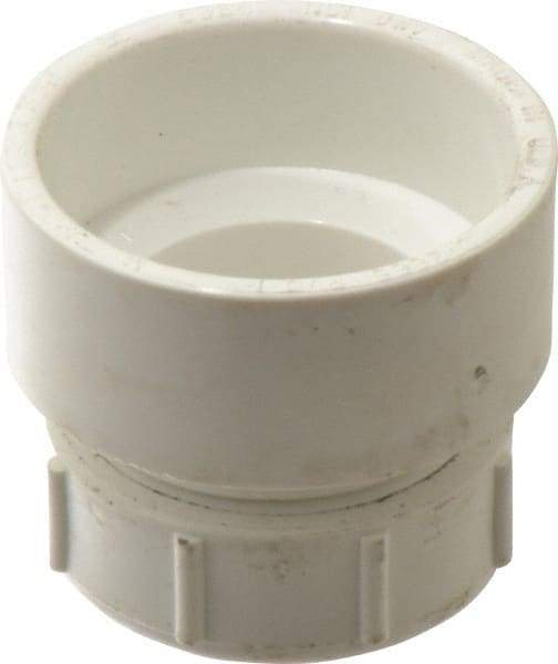 B&K Mueller - 1-1/2 x 1-1/4", PVC Drain, Waste & Vent Pipe Female Trap Adapter - Spig x SJ - All Tool & Supply