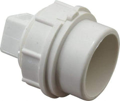 B&K Mueller - 1-1/2", PVC Drain, Waste & Vent Pipe Cleanout Adapter - Spig x CO with Plug - All Tool & Supply