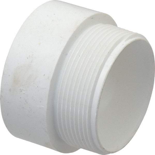 B&K Mueller - 2", PVC Drain, Waste & Vent Pipe Male Adapter - Hub x MIPT - All Tool & Supply