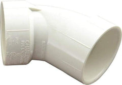 B&K Mueller - 1-1/2", PVC Drain, Waste & Vent Pipe 45 Elbow - Hub x Hub - All Tool & Supply