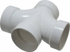 B&K Mueller - 2", PVC Drain, Waste & Vent Pipe Sanitary Cross - All Hub - All Tool & Supply