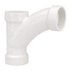 B&K Mueller - 1-1/2", PVC Drain, Waste & Vent Pipe Combination TY - Hub x Hub x Hub - All Tool & Supply