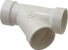 B&K Mueller - 1-1/2", PVC Drain, Waste & Vent Pipe 45 Wye - Hub x Hub x Hub - All Tool & Supply