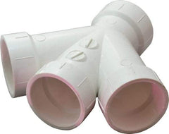 B&K Mueller - 1-1/2", PVC Drain, Waste & Vent Pipe 45 Double Wye - All Hub - All Tool & Supply