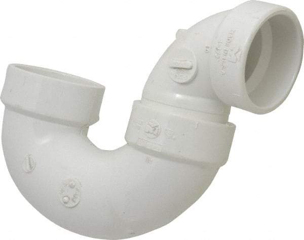 B&K Mueller - 1-1/2", PVC Drain, Waste & Vent Pipe P Trap - Hub x Hub - All Tool & Supply