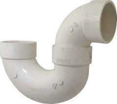 B&K Mueller - 3", PVC Drain, Waste & Vent Pipe P Trap - Hub x Hub - All Tool & Supply