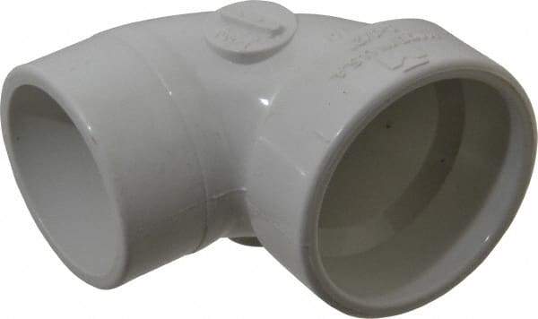 B&K Mueller - 1-1/2", PVC Drain, Waste & Vent Pipe P Trap with Cleanout - Hub x Hub - All Tool & Supply