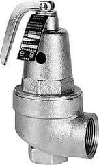 Conbraco - 1" Inlet, 1-1/4" Outlet, ASME Section IV Safety Relief Valve - 15 Max psi, Bronze, 1,027,000 BTUs - All Tool & Supply